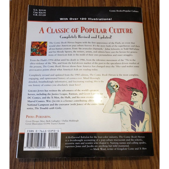 The Comic Book Heroes Will Jacobs Gerard Jones Paperback - Picture 2 of 7